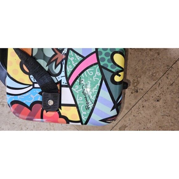 Britto Heys Hard Shell Makeup Travel Case Hard To Find Art Deco - Picture 5 of 8